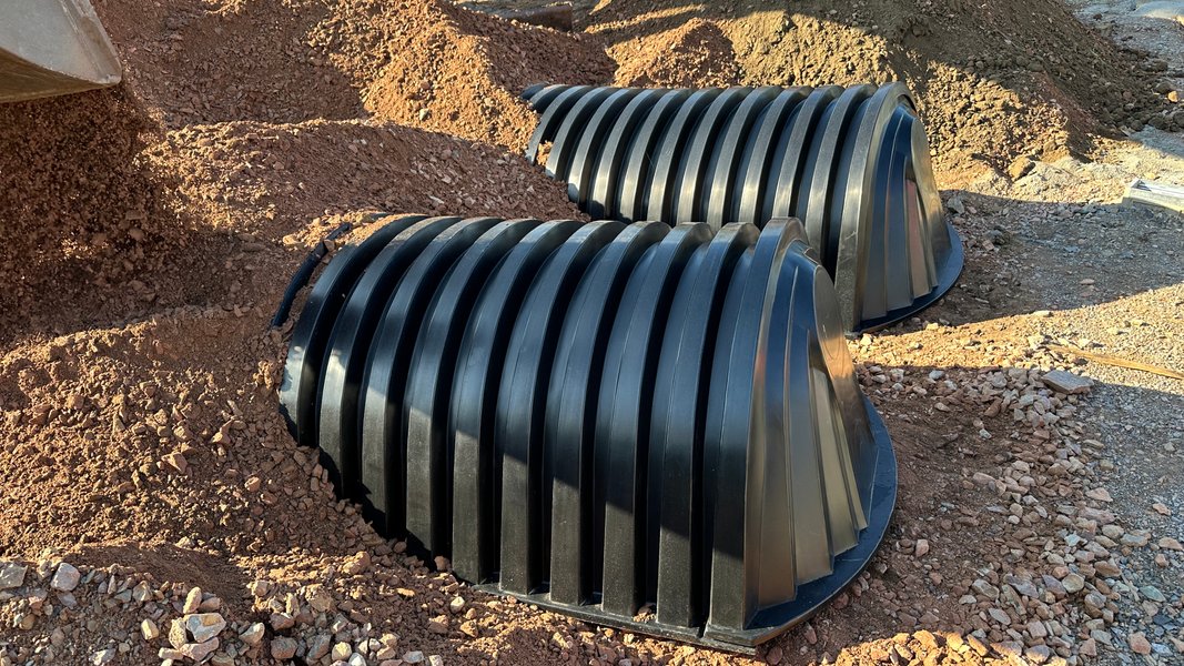 AS-KRECHT installation – tunnlar placerade i schakt