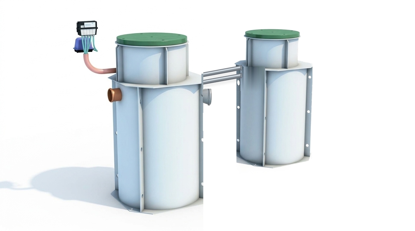 AS-MONOcomp DUO minireningsverk med extern slamtank