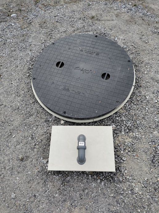 VARIOcomp installation – färdig med lock och styrenhet